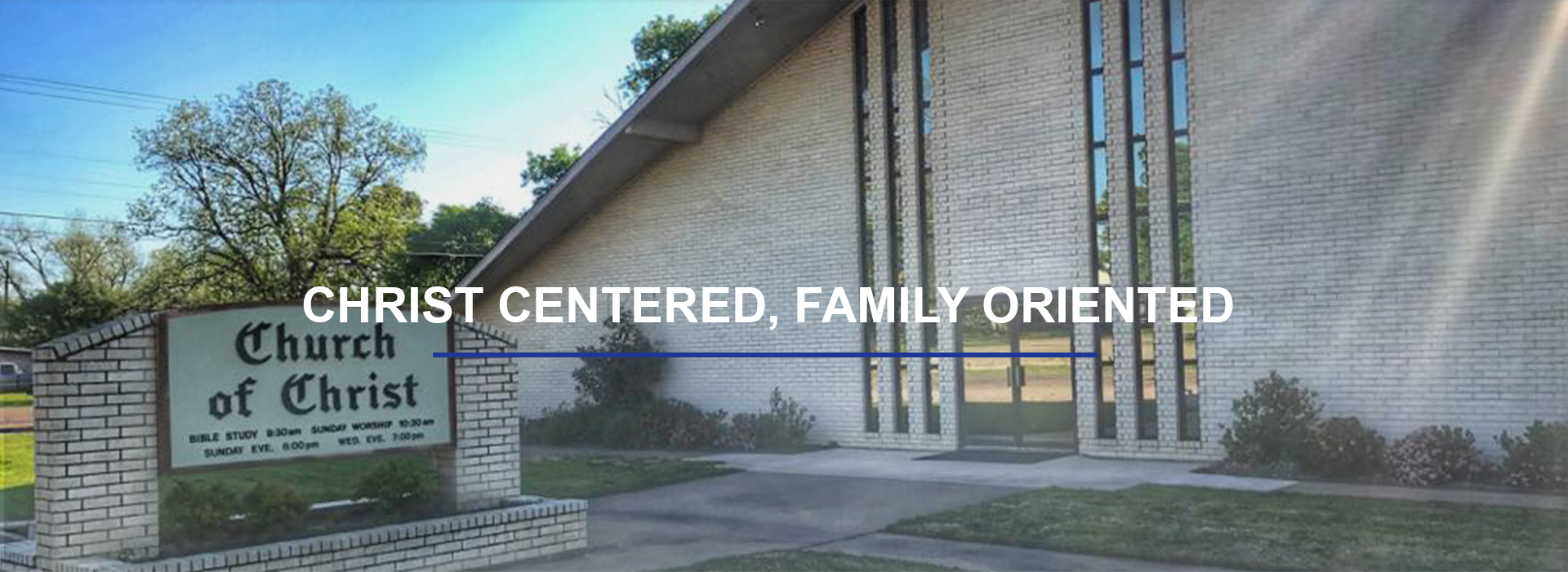 CHRIST CENTERED, FAMILY ORIENTED
